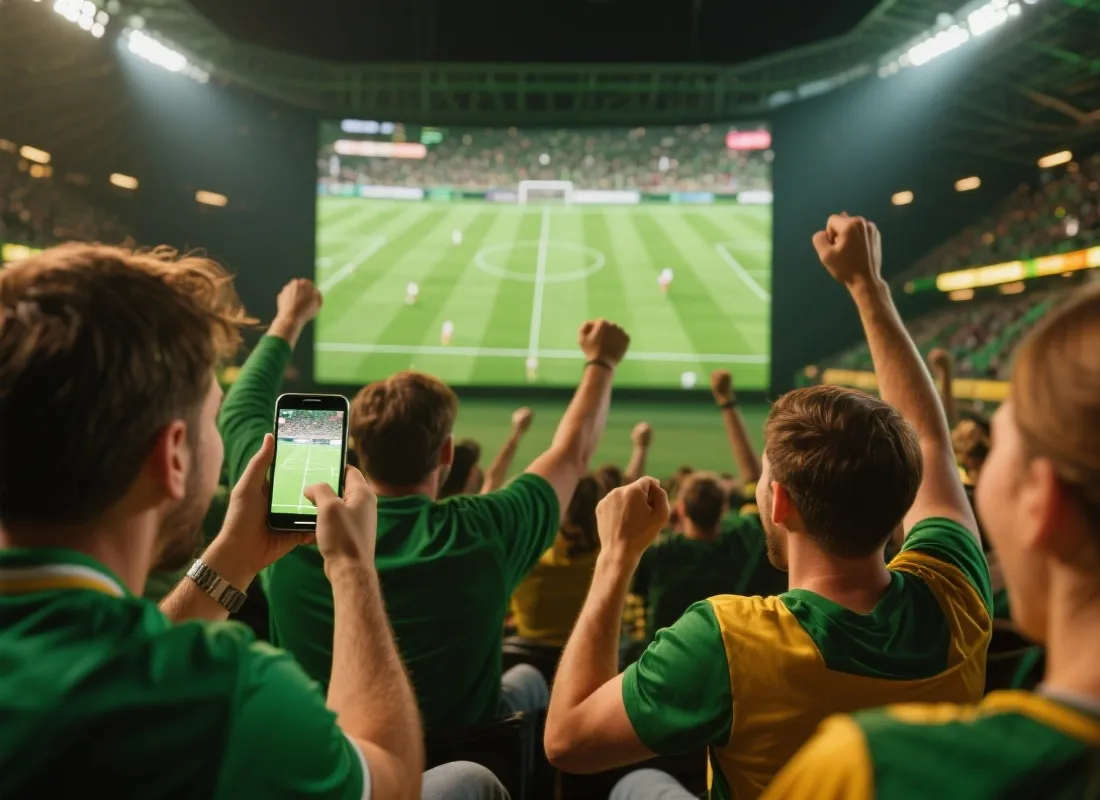 世界杯直播场景